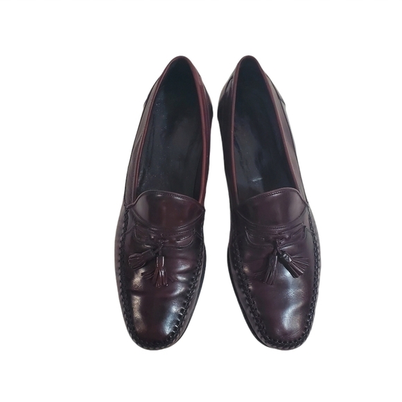 Johnston & Murphy Tassel Brown Leather Loafers